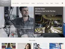 Tablet Screenshot of etstrucks.co.uk